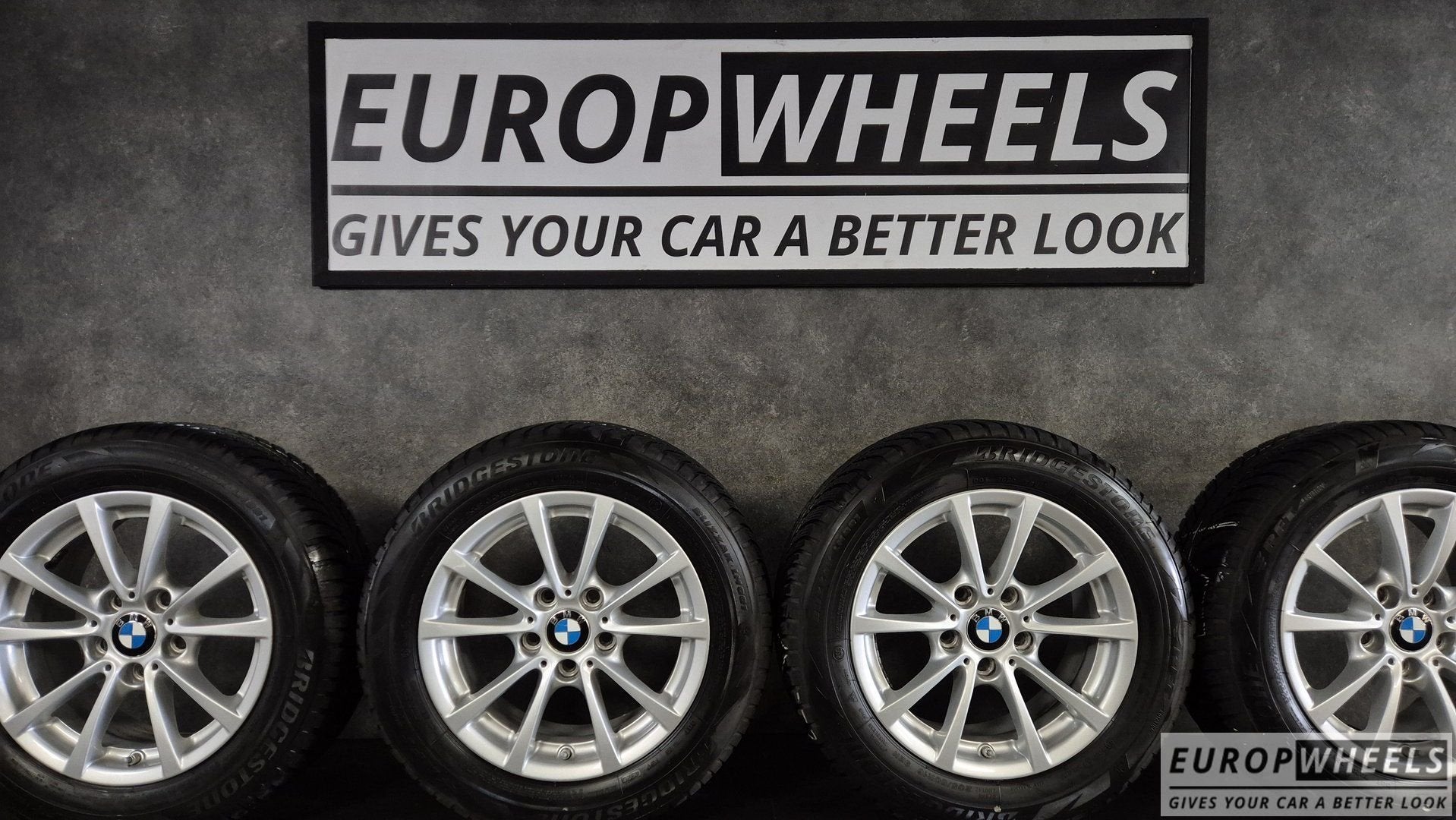 16 inch BMW 3 Serie F30 F31 F32 4 Style 391 winterbanden, Gebruikt, -, Banden en Velgen, -