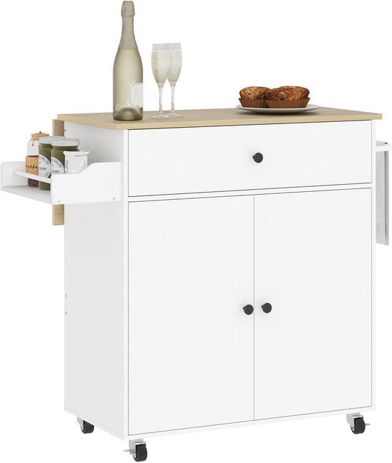 Keukentrolley – Keukenwagen – Serveerwagen – Opbergtrolley, Corvance B.V., Verzenden, Nieuw, Corvancebol@gmail.com