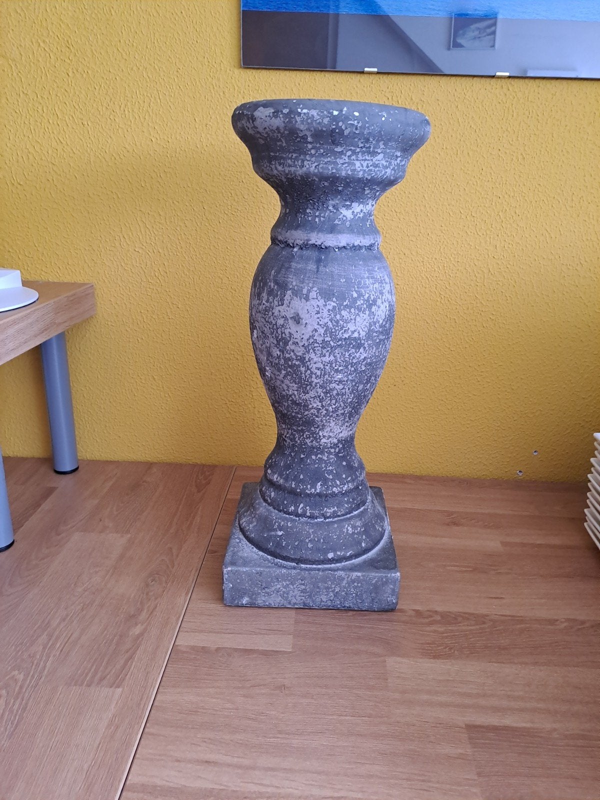 Decoratieve zuil grijs voor binnen, Ophalen, Gebruikt