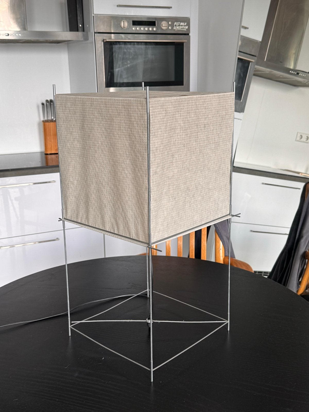 Lotek lamp met lage en middenhoge benen, Sfeerlamp, Metaal, Design, Ophalen