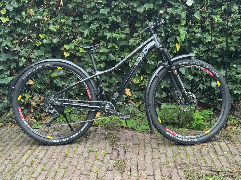 Grijze Cube mountainbike 27,5" extra licht, Hardtail, Heren, Zo goed als nieuw, Schijfrem