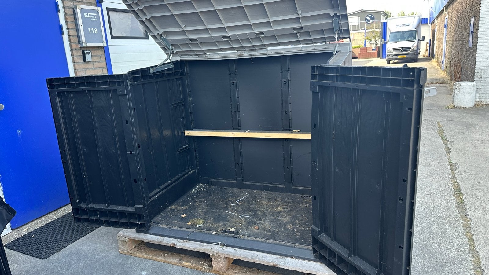 Kunststof Opbergbox / Tuinberging - Ideaal voor Camping, Ophalen of Verzenden, Gebruikt, Kunststof, Overige typen