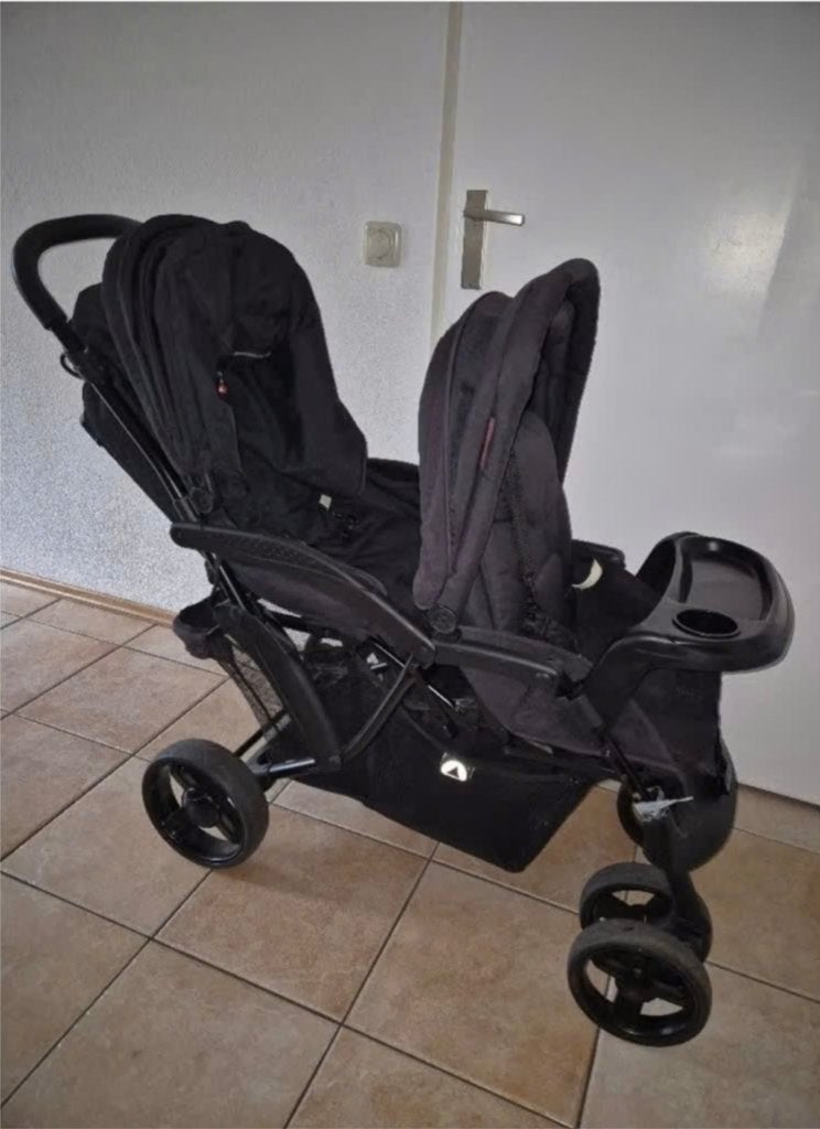 Duo buggy, Kinderen en Baby's, Ophalen, Gebruikt, Overige merken, Duomodel