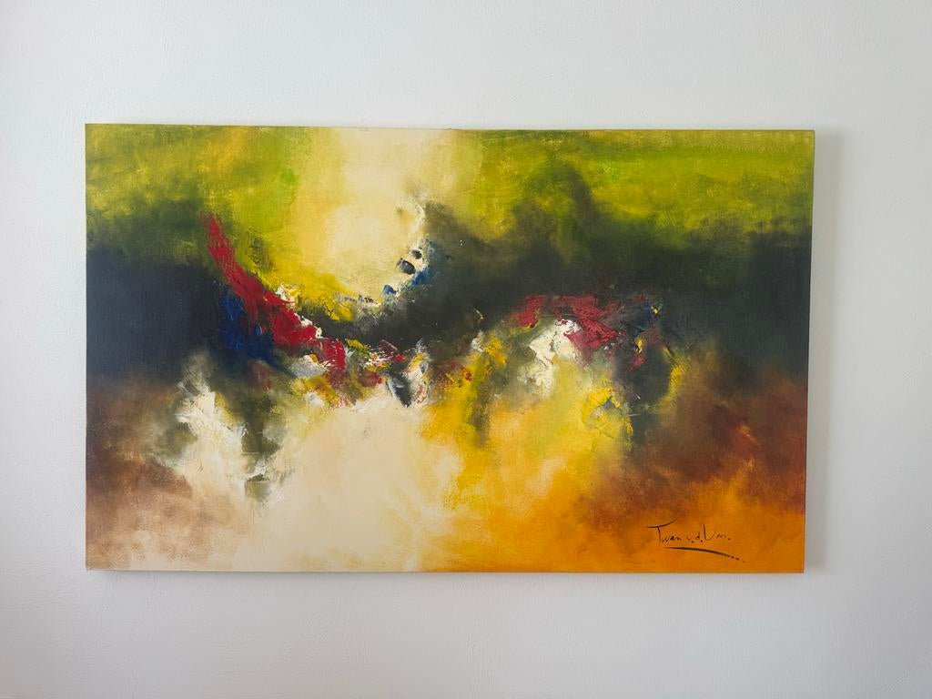 Twan van de Ven schilderij met certificaat, Ophalen