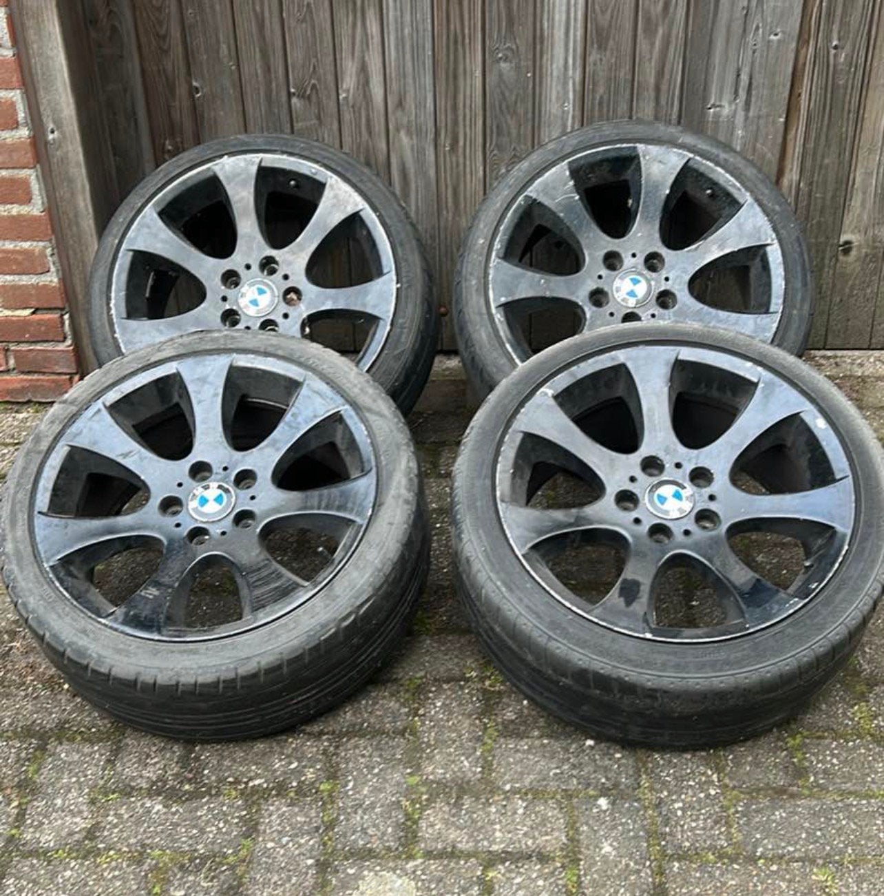 Bmw Style 162 18” 8j et34 5x120 incl bmw wieldoppen, Ophalen, Gebruikt