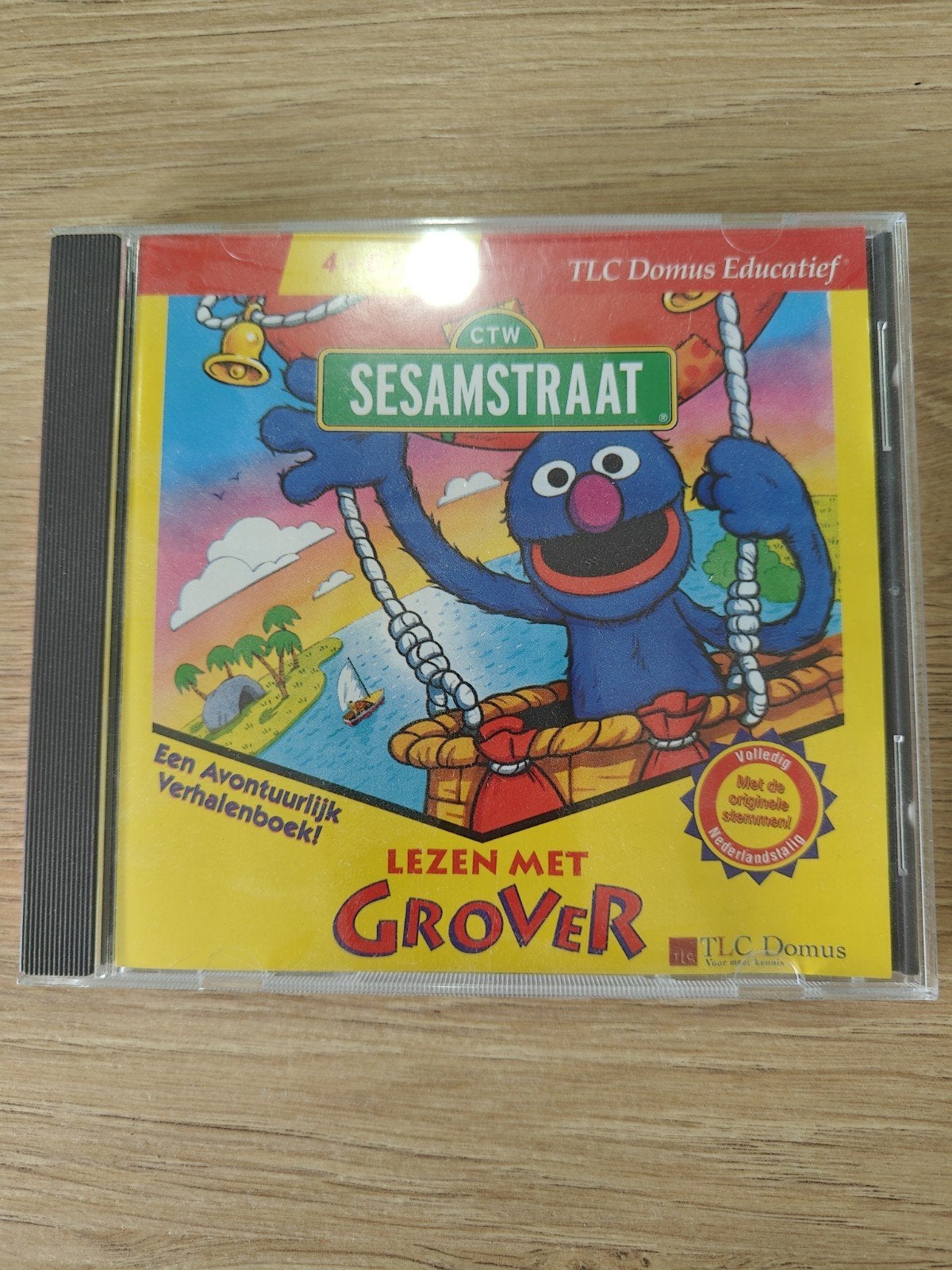 Sesamstraat: Lezen met Grover -Educatief Verhalenboek CD-ROM, Ophalen of Verzenden, Zo goed als nieuw, Overige typen, Windows