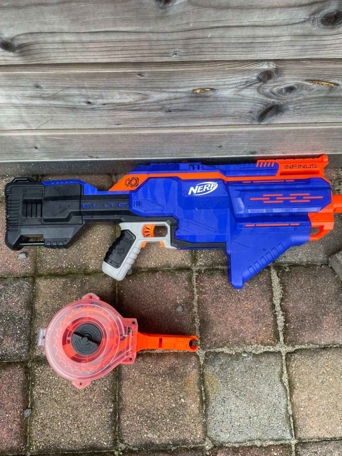 Elektrisch Nerf geweer, Ophalen of Verzenden, Gebruikt