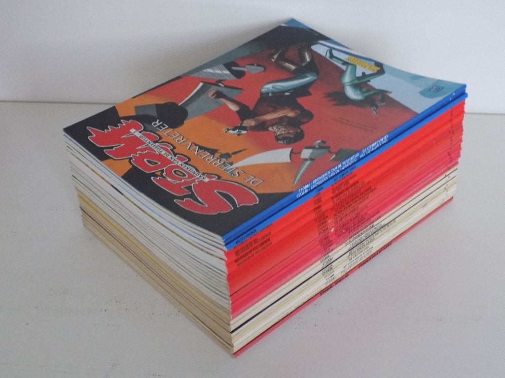 Storm ~ Complete serie 0 t/m 27 +Tussentijd 1 t/m 3, Complete serie of reeks, Ophalen of Verzenden, Zo goed als nieuw, Don Lawrence