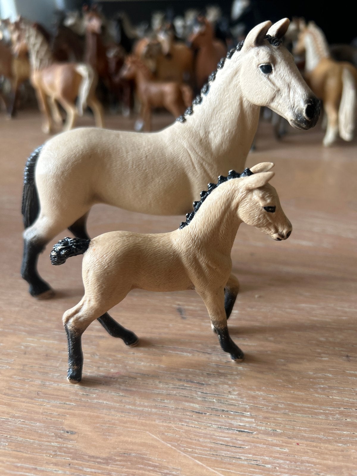 Schleich Criollo Definitivo merrie en veulen set (13948 & 13, Ophalen of Verzenden, Gebruikt, Jongen of Meisje
