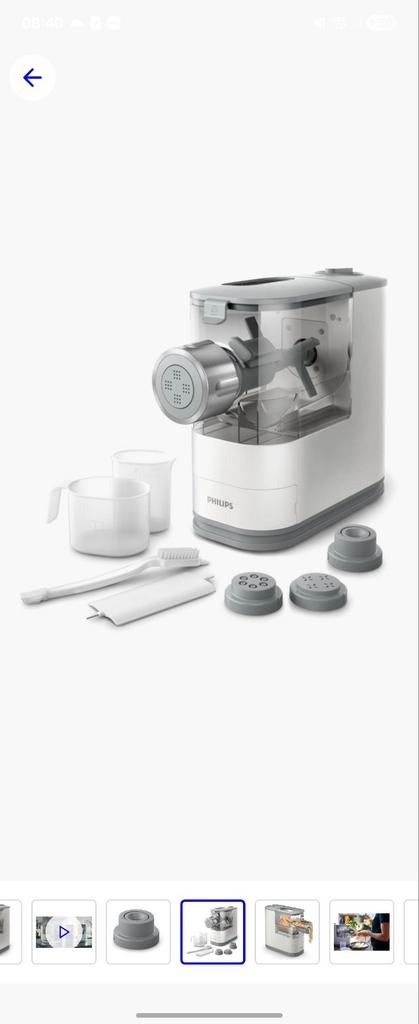 Philips Pastamachine - Verse pasta in een handomdraai, Ophalen, Gebruikt