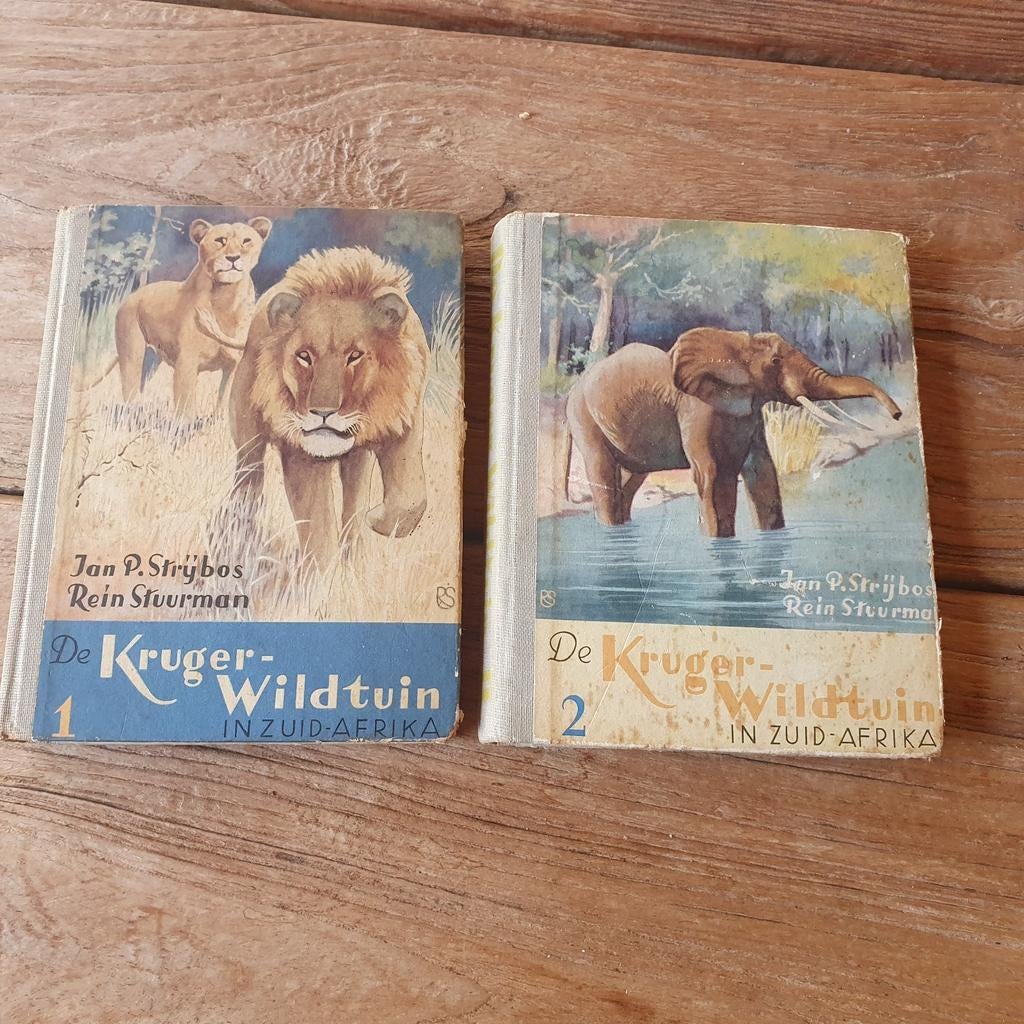 Plaatjesalbum Kruger Wildtuin, Ophalen of Verzenden, Gelezen, Plaatjesalbum