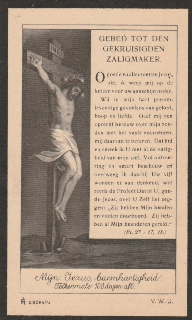 bidprentje  reinink-lonneker -amsterdam 1936, Verzamelen, Bidprentjes en Rouwkaarten, Ophalen of Verzenden, Bidprentje