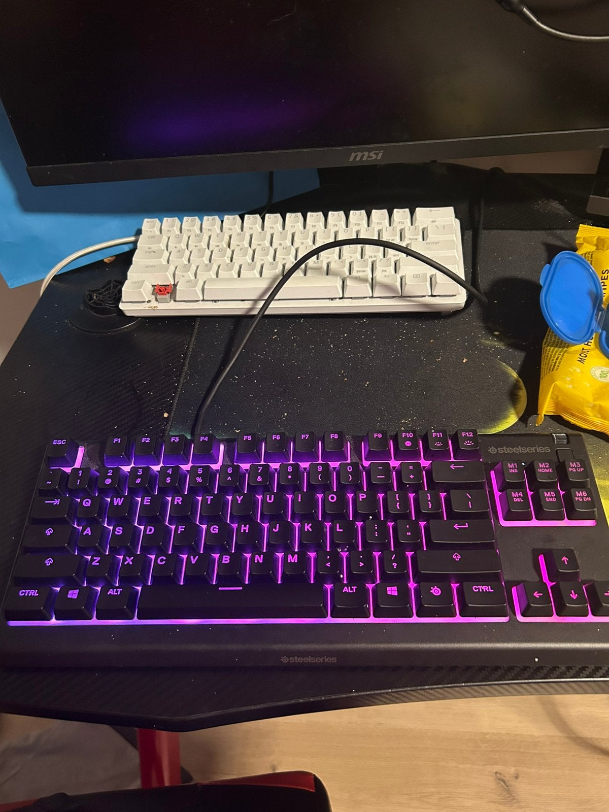 Steelseries APEX 3 TKL, Computers en Software, Toetsenborden, Ophalen of Verzenden, Zo goed als nieuw, Bedraad, Gaming toetsenbord