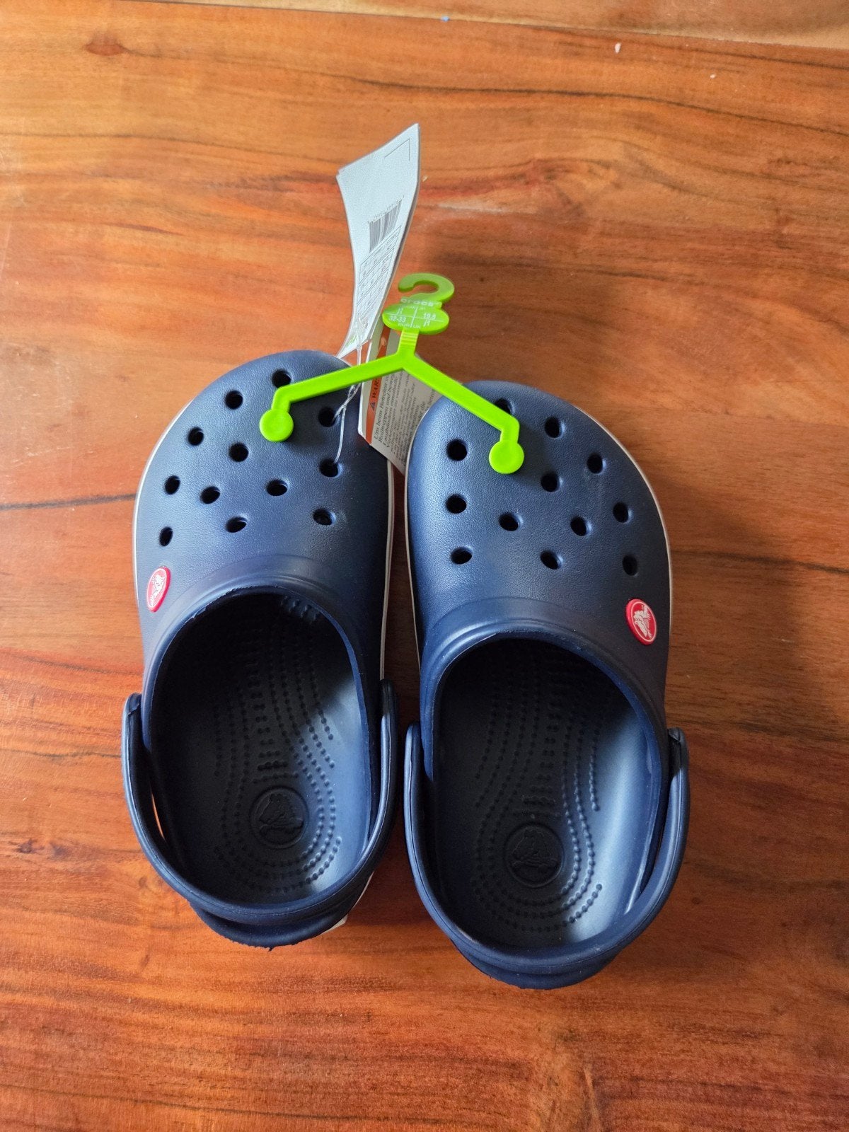 Nieuwe blauwe Crocs maat J1 (32-33) - ongedragen, Ophalen of Verzenden, Nieuw, Crocs, Jongen of Meisje