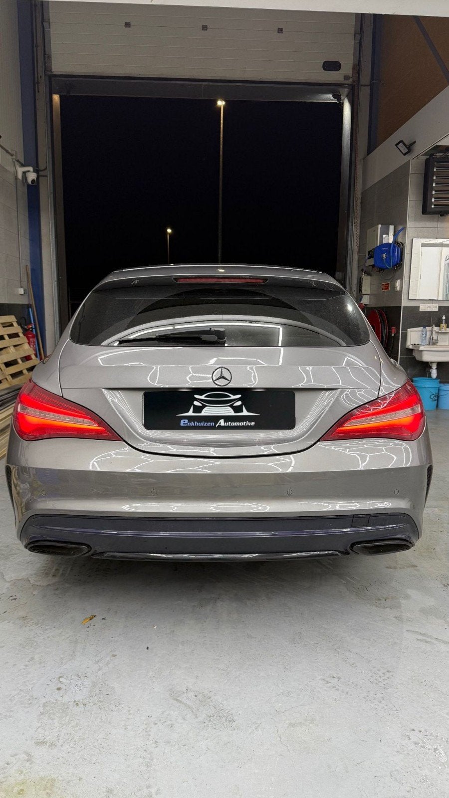 Mercedes-Benz CLA 1.6 Cla200 115KW Sh.br. 7G-DCT 2017 Grijs, Auto's, CLA, 730 kg, Zwart, 1595 cc