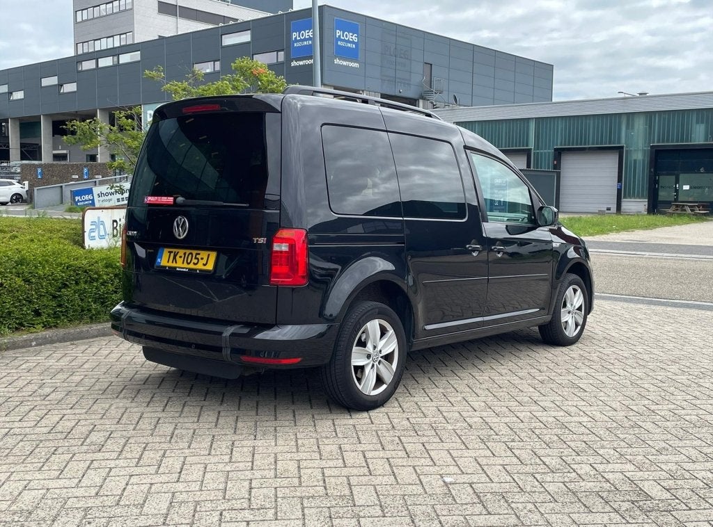 Volkswagen Caddy 1.4 TSI 92KW (bj 2017, automaat), Auto's, Volkswagen, Automaat, 12 maanden, Gebruikt, Zwart