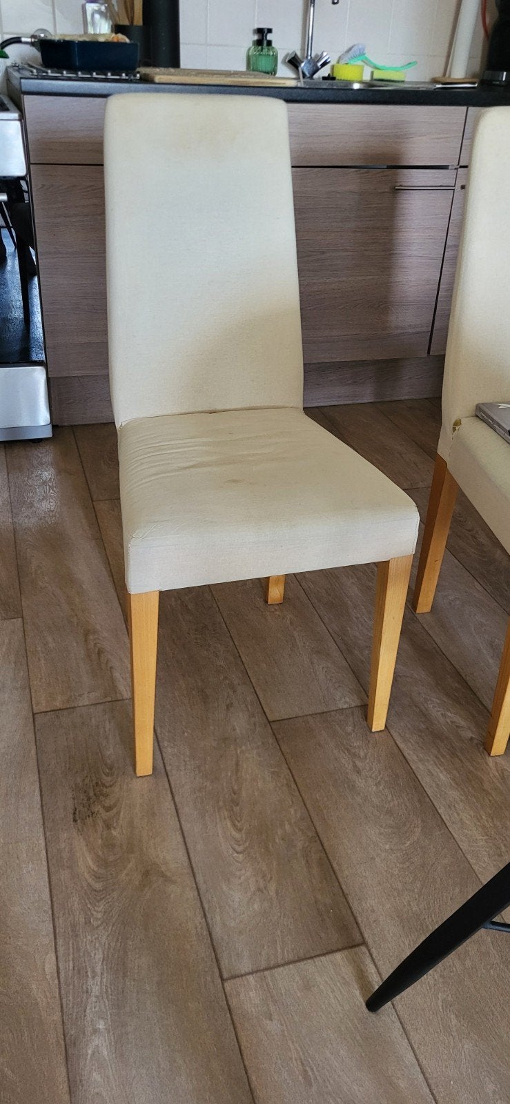 5x gratis onbeklede eetkamerstoelen, Huis en Inrichting, Stoelen, Ophalen, Gebruikt, Overige kleuren, Vijf, Zes of meer stoelen