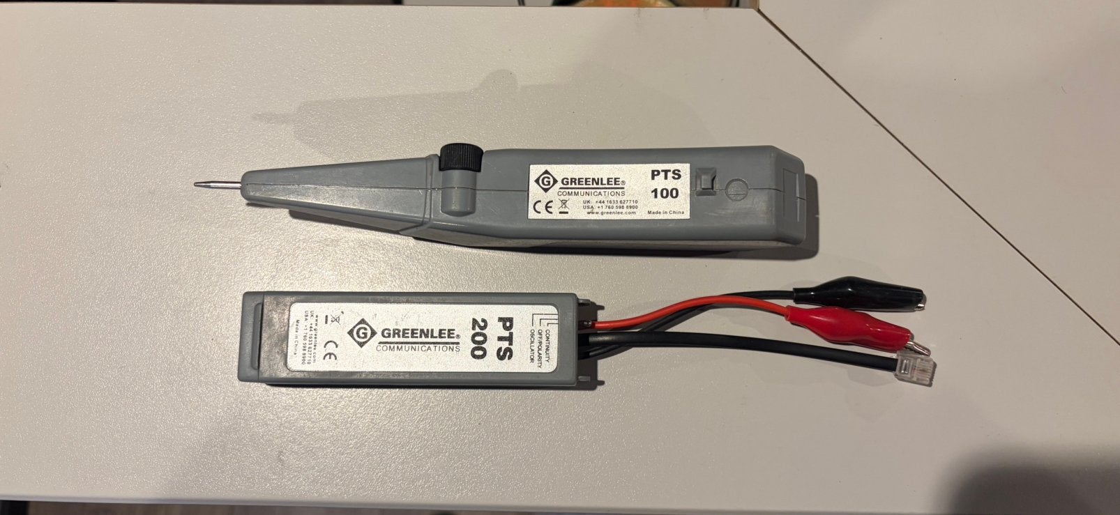 GREENLEE PTS 100 & 200, Verzenden, Zo goed als nieuw, Elektriciteit