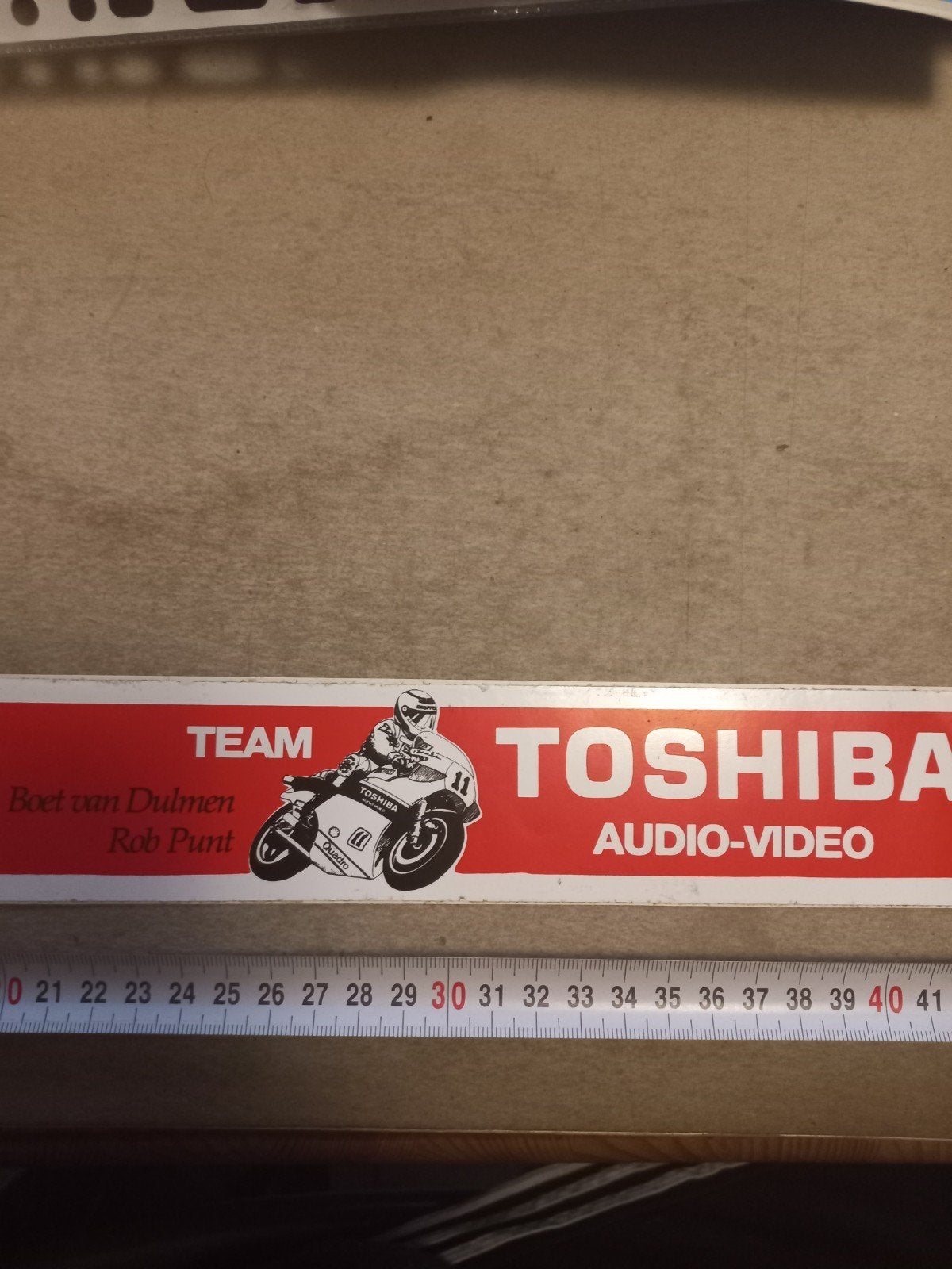 Vintage Toshiba Audio-Video Team Boet van Dulmen Rob Punt, Ophalen of Verzenden