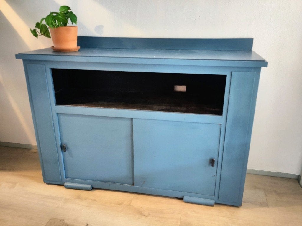 Vintage dressoir of commode optioneel geverfd in elke kleur, Ophalen, Gebruikt, 50 tot 70 cm, 100 cm of meer