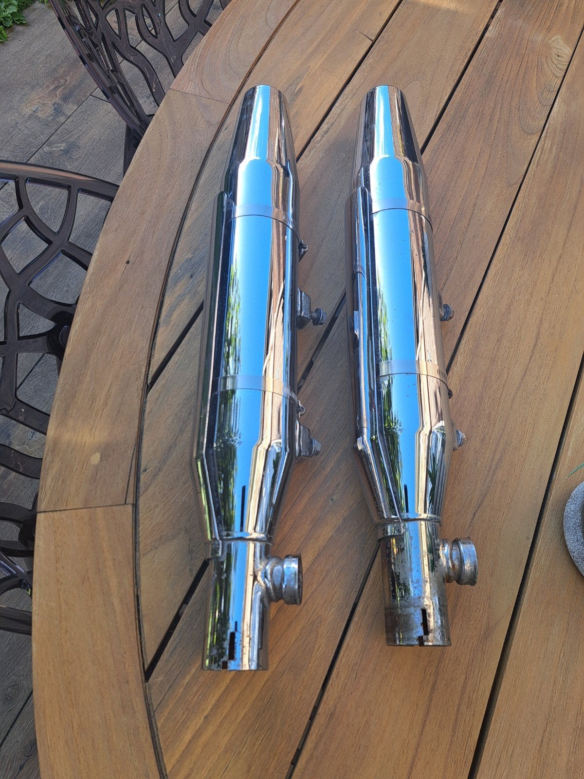 harley davidson uitlaten.uitlaat, Motoren, Ophalen of Verzenden