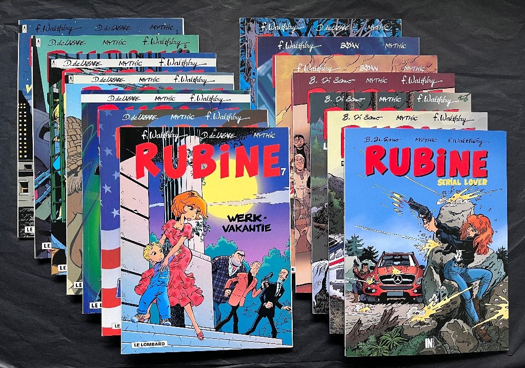 Rubine - complete stripreeks 14 titels, Complete serie of reeks, Ophalen of Verzenden, Zo goed als nieuw, Francois walthery