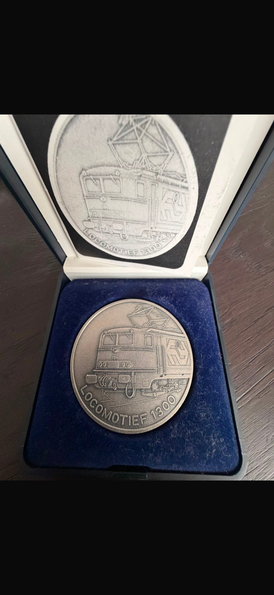 NS Spoorwegen Penning Locomotief 1300 - Exclusief, Verzenden, Overige materialen, Nederland