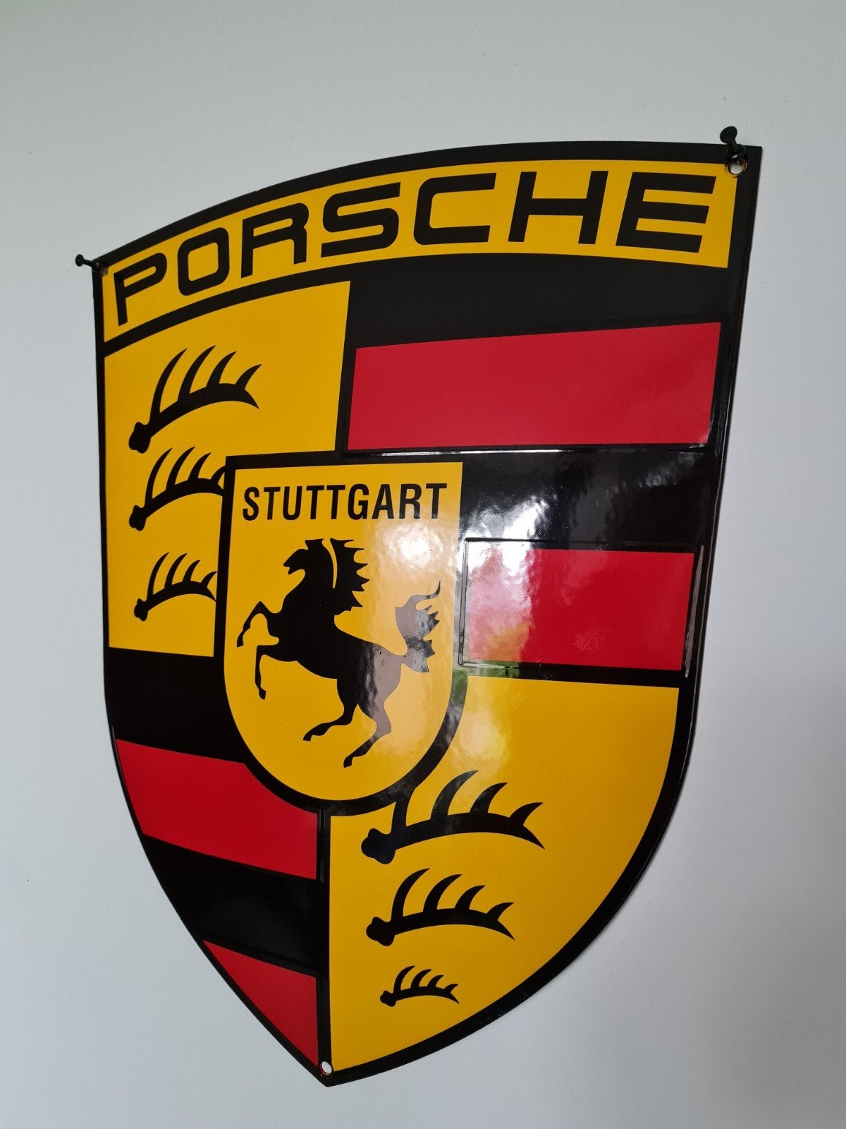 Emaille bord porsche nieuw, Ophalen of Verzenden, Reclamebord