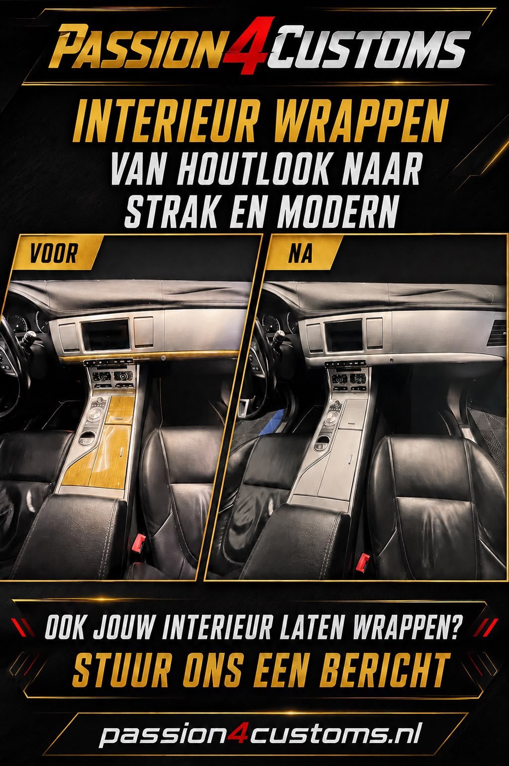 Auto-interieur wrappen | Dashboard & interieurlijsten, Ophalen