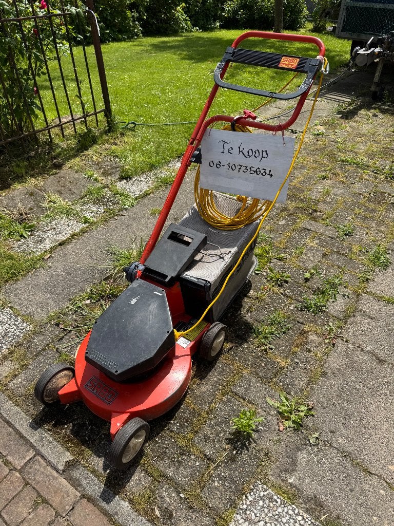 Sabo elektrische grasmaaier, Gebruikt, Elektrische grasmaaier, Balkmaaier, Opvangbak