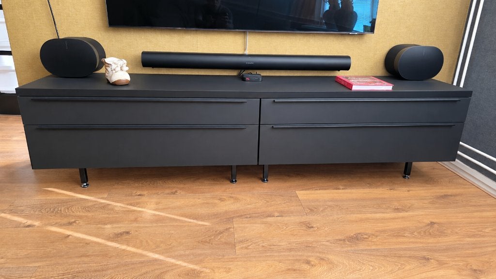 Hülsta TV-meubel / dressoir 210 cm, Ophalen, Met lade(s), Zo goed als nieuw, Minder dan 100 cm