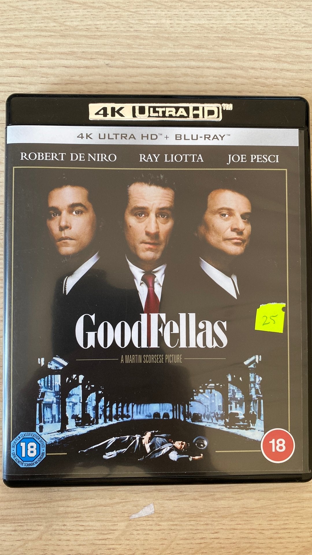 Goodfellas 4K uhd blu ray, Cd's en Dvd's, Blu-ray, Ophalen of Verzenden, Zo goed als nieuw, Thrillers en Misdaad