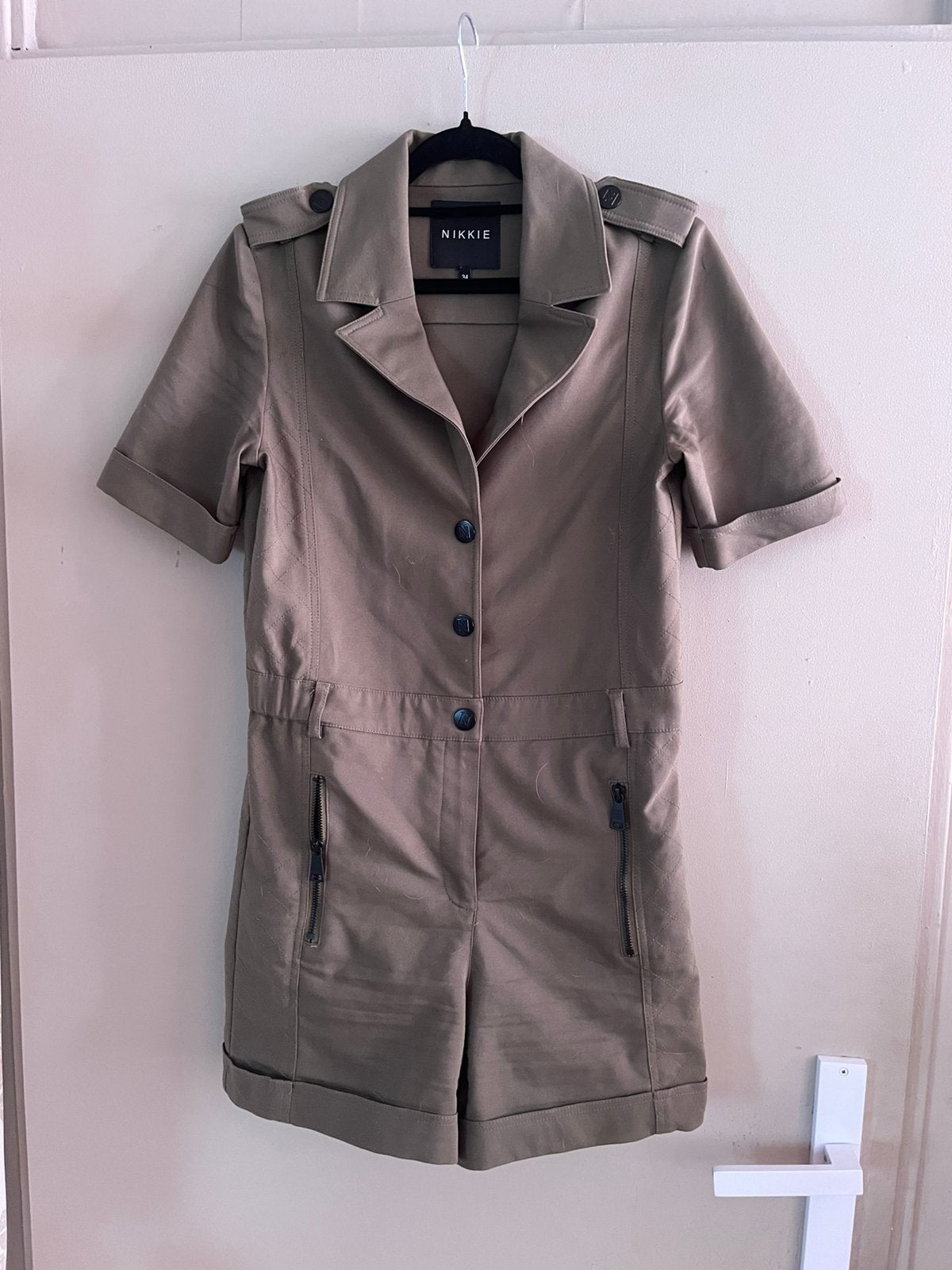 Nikkie playsuit 34, Kleding | Dames, Ophalen of Verzenden, Nieuw, Maat 34 (XS) of kleiner, Groen