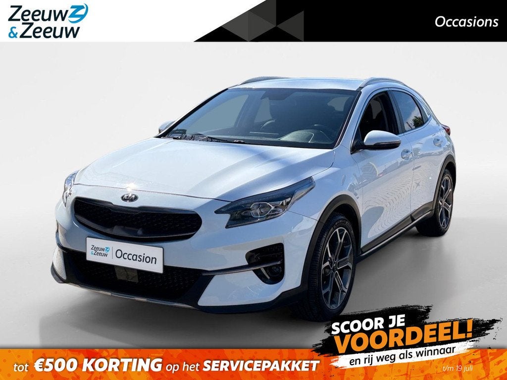 Kia XCeed 1.0 T-GDi DynamicPlusLine | Stoel- en stuurverwarm, Auto's, Kia, Voorwielaandrijving, Gebruikt, Euro 6, Leder en Stof