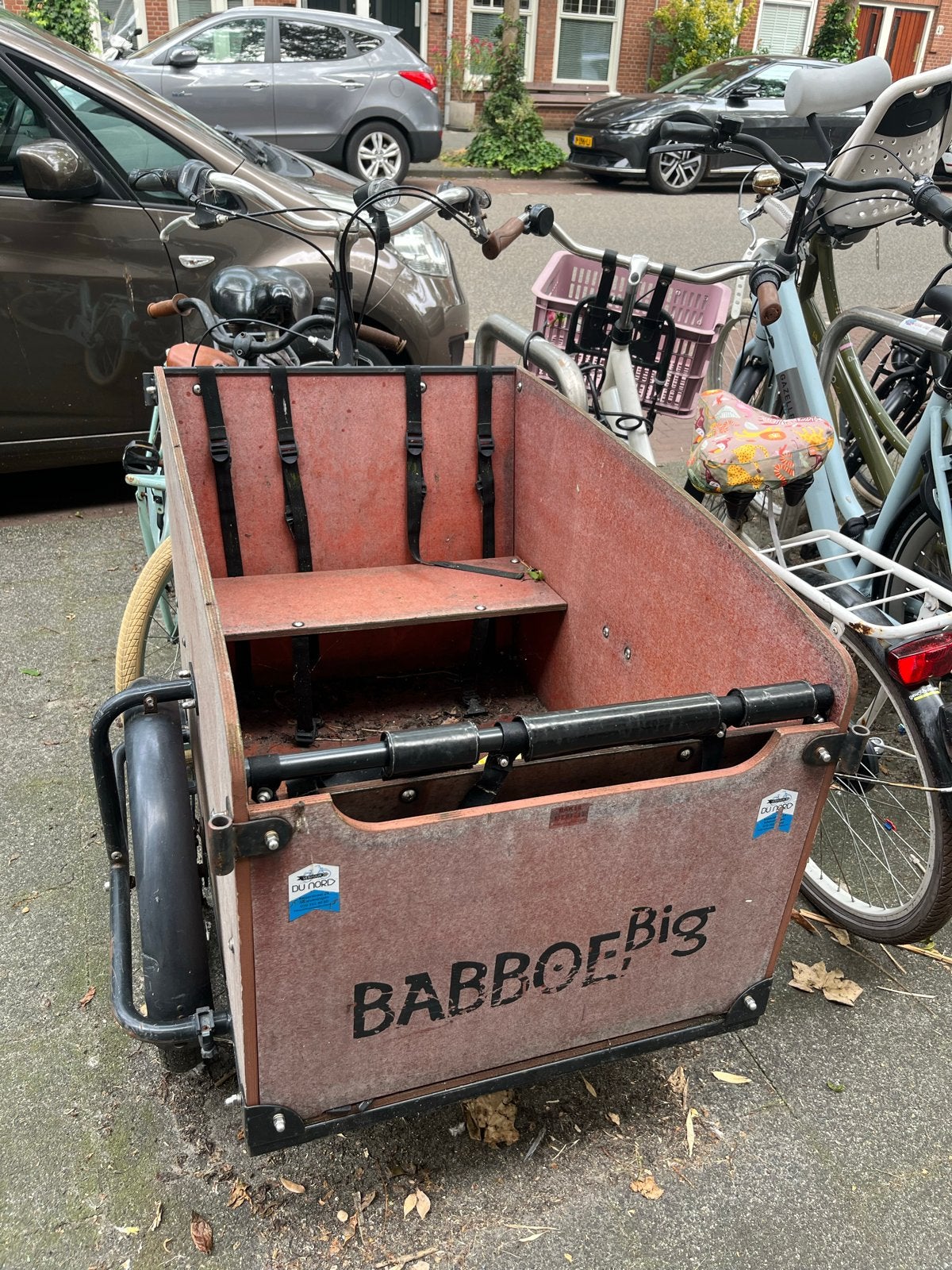 Babboe Big Bakfiets - opknapper, Gebruikt, 2 kinderen, Trommelrem, Ophalen