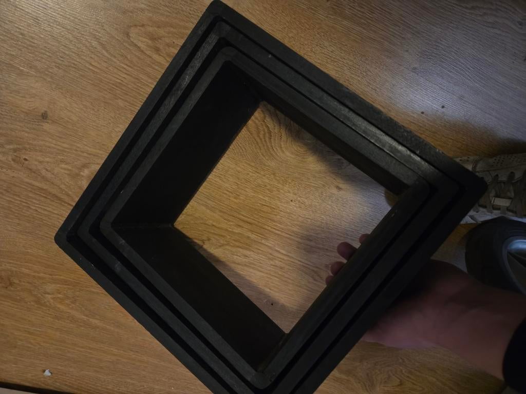 Kubus op te hangen 3 maten, Ophalen, Hout, Minder dan 50 cm, Minder dan 50 cm