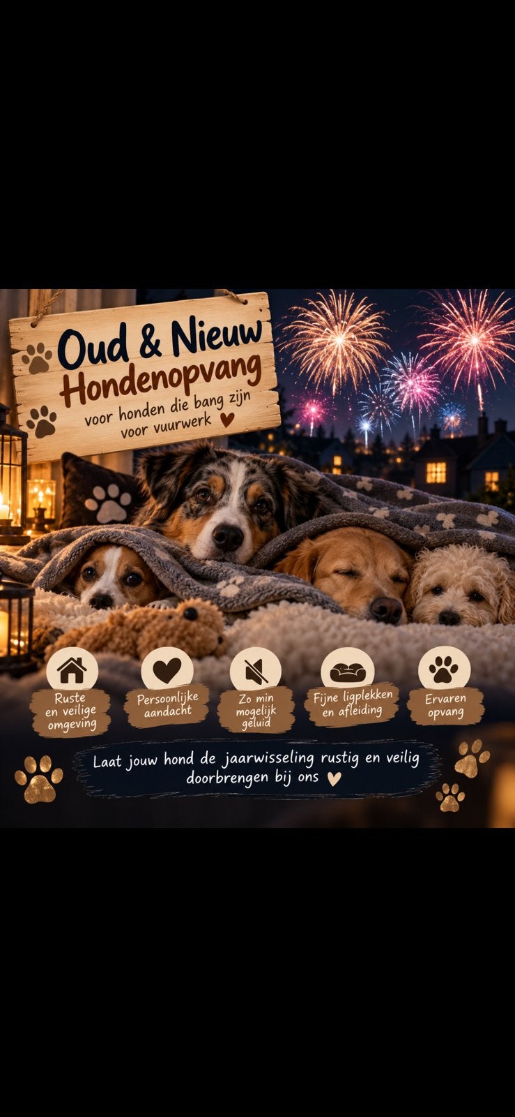 Opvang voor je hond met oud en nieuw, Pension of Dagopvang