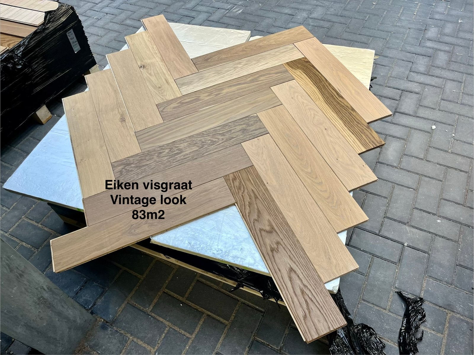 Eiken vloer, Ophalen of Verzenden, Nieuw, 75 m² of meer, Parket