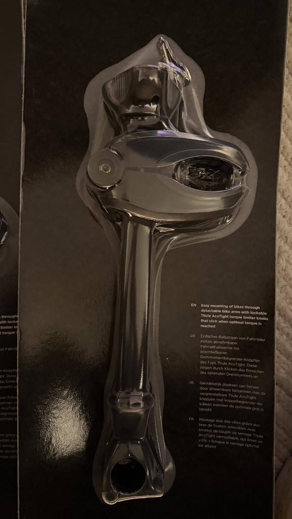 NIEUW: Thule fietshouder lang uitbreidingset zwart met slot, Nieuw, Ophalen of Verzenden, Fietsendrager-accessoire, 1 fiets