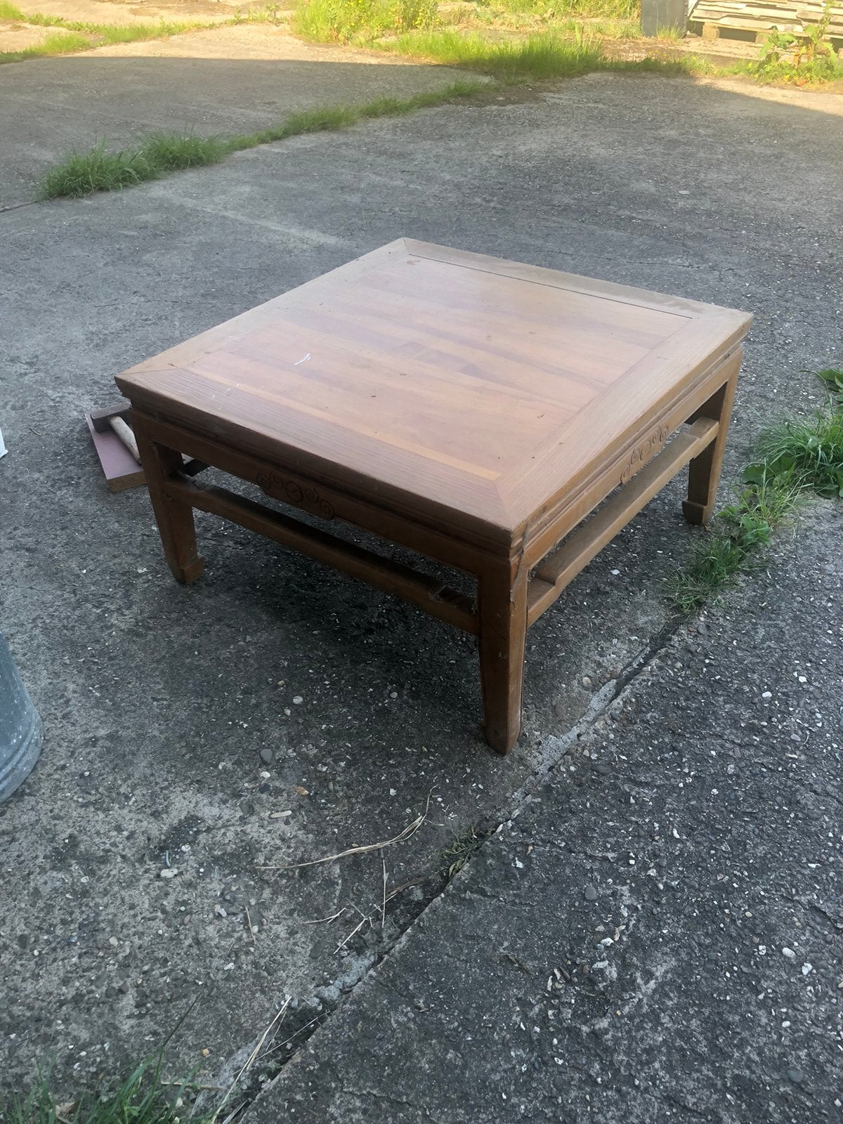 Salon tafel 90/90. 50 hoog, 50 tot 100 cm, Vierkant, Ophalen of Verzenden, Zo goed als nieuw