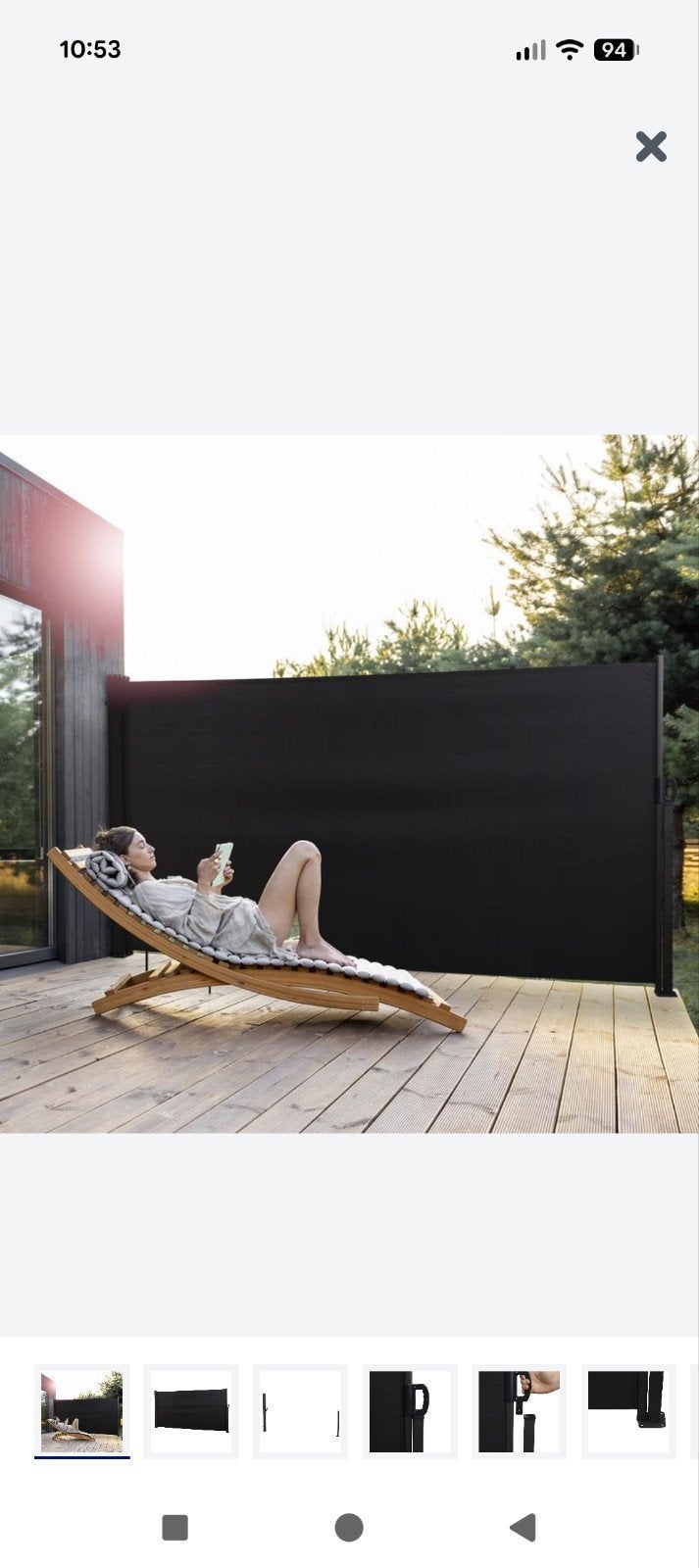tuinscherm, Tuin en Terras, Ophalen, Staal, Nieuw, 200 cm of meer