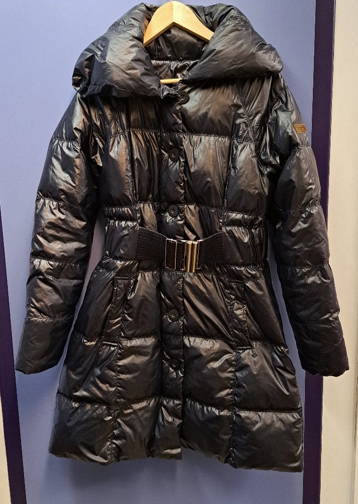 Moscow winterjas parka lak donkerblauw BKEUZE mt M nr 47088