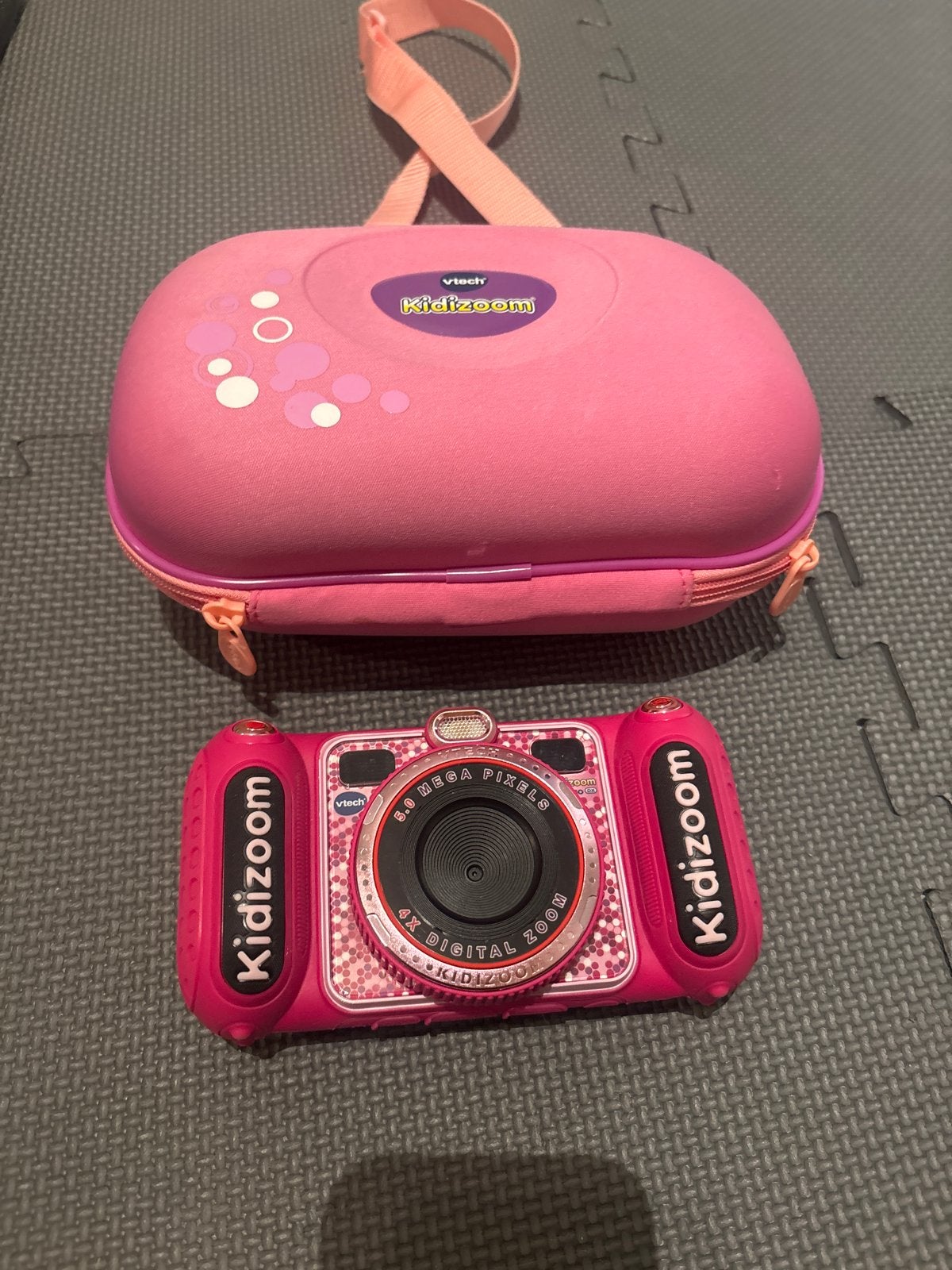 VTech Kidizoom Duo DX kindercamera met hoes, Ophalen of Verzenden, Gebruikt, 4 tot 6 jaar