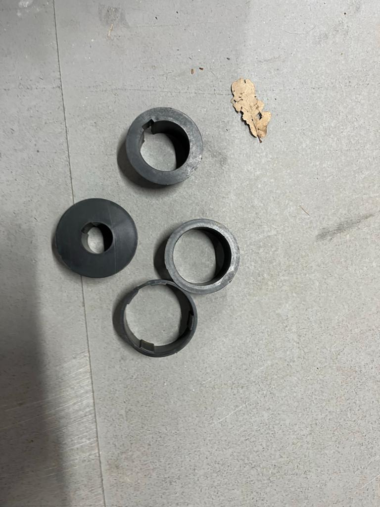 Grondanker met draaistang en diverse ringen, Ophalen of Verzenden, Gebruikt