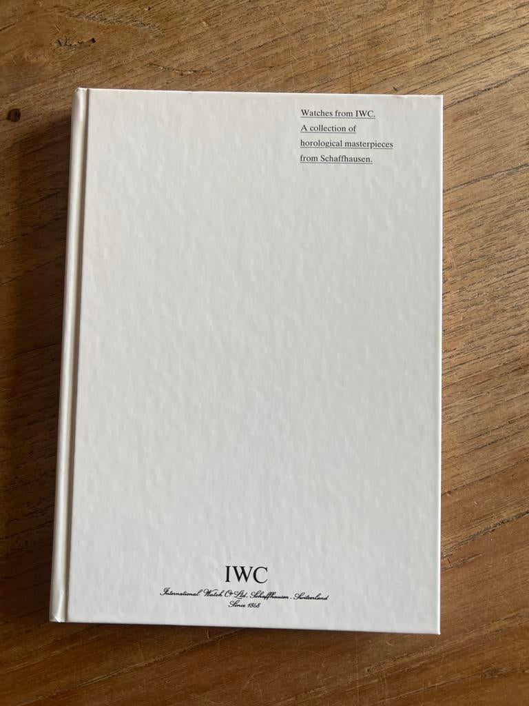 IWC Horloge Boekwerkjes 1997 & 2004 - Collectors Items, Ophalen of Verzenden, Overige merken
