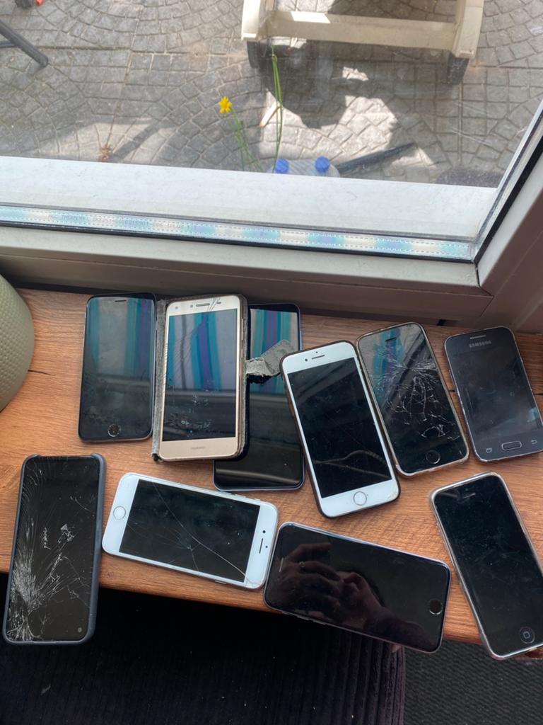 Stapel oude telefoons, Telecommunicatie, Mobiele telefoons | Overige merken, Gebruikt, Geen camera, Ophalen of Verzenden, Zonder simlock