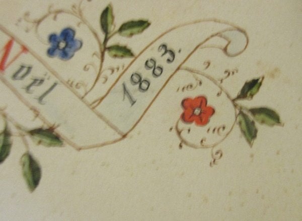 19eeuwse kerstkaarten 1882 1883, Verzenden