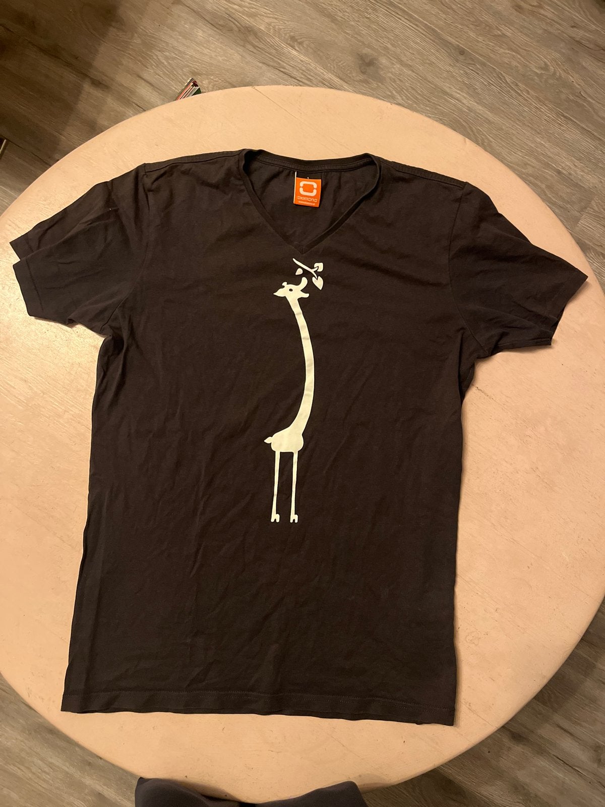 Okimono T-shirt Zwart Maat L - Hungry Giraffe, Ophalen of Verzenden, Gedragen, Maat 52/54 (L), Zwart