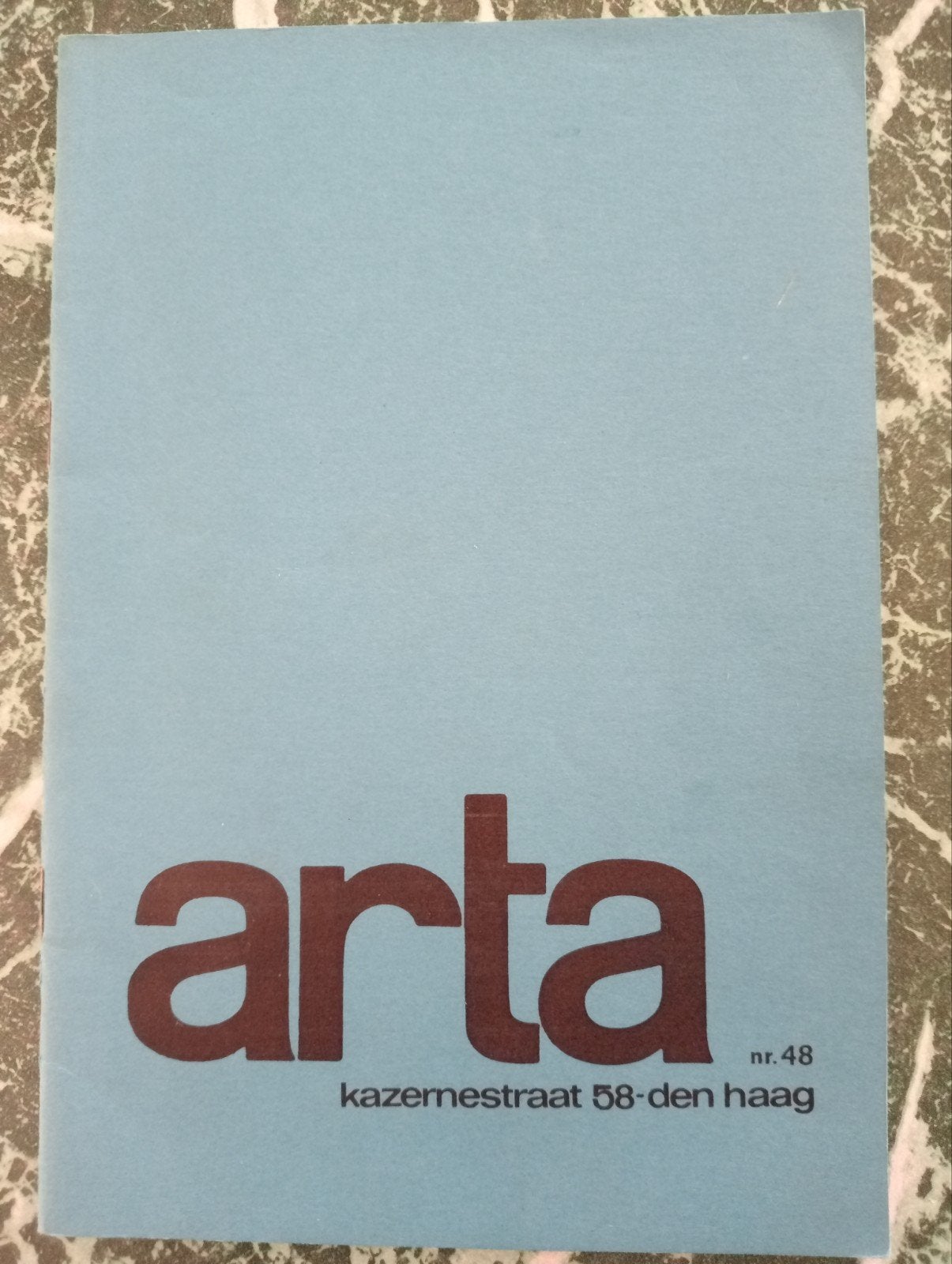 Arta nr. 48 Catalogus - Moderne Kunst, Ophalen of Verzenden, Gelezen, Diverse Kunstenaars, Catalogus