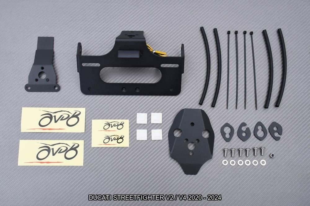 Kentekenplaathouder DUCATI STREETFIGHTER V2 / V4 2020 - 2024, Motoren, Ophalen of Verzenden, Nieuw
